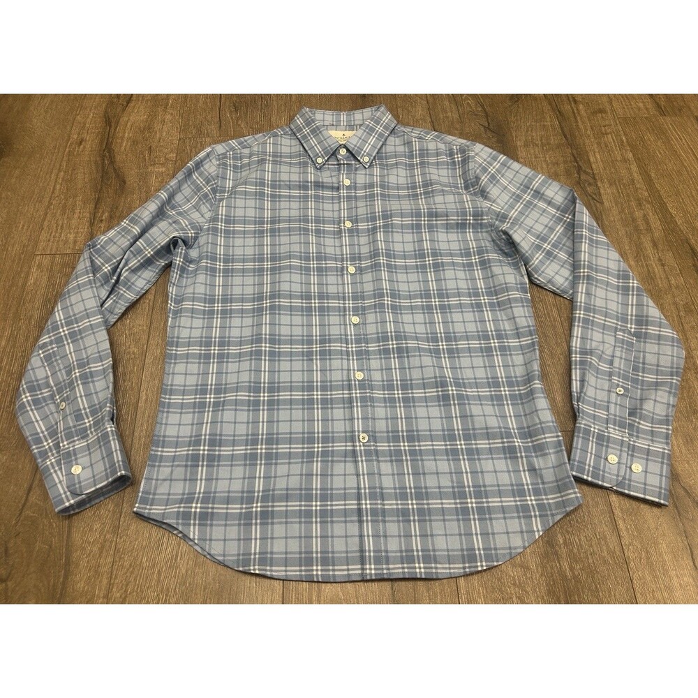 Chatham Road Coastal Supply Co. Button Down Plaid Shirt Men’s Medium Blue